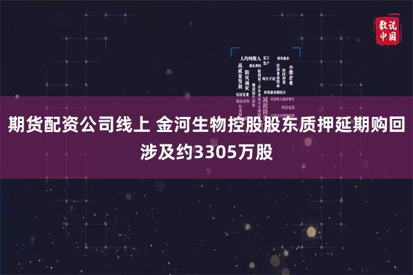 期货配资公司线上 金河生物控股股东质押延期购回涉及约3305万股