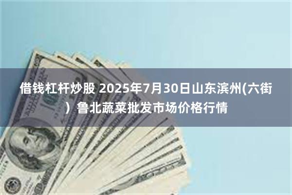 借钱杠杆炒股 2025年7月30日山东滨州(六街)鲁北蔬菜批发市场价格行情