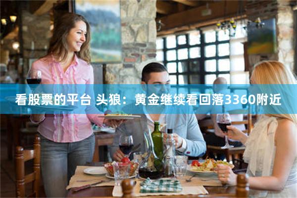 看股票的平台 头狼：黄金继续看回落3360附近