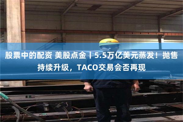 股票中的配资 美股点金丨5.5万亿美元蒸发！抛售持续升级，TACO交易会否再现