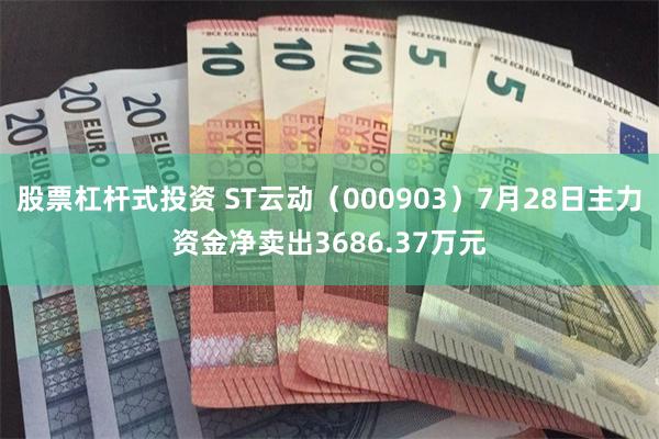 股票杠杆式投资 ST云动（000903）7月28日主力资金净卖出3686.37万元
