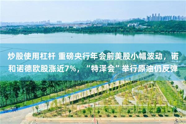 炒股使用杠杆 重磅央行年会前美股小幅波动，诺和诺德欧股涨近7%，“特泽会”举行原油仍反弹